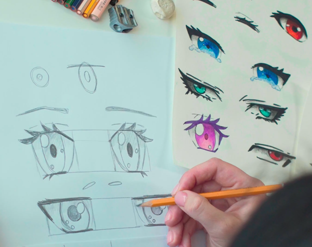 Anime kurss bērniem (no 7 līdz 12 gadiem) no 09.11.2025 līdz 28.12.2025