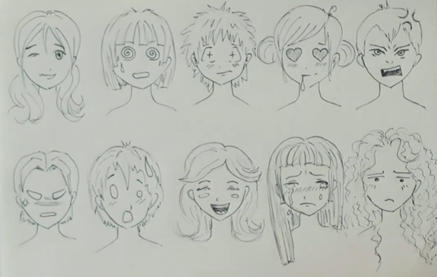 Anime kurss bērniem (no 7 līdz 12 gadiem) no 09.11.2025 līdz 28.12.2025