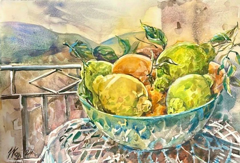 Красочная осень: Курс "Мир акварели" с Ириной Копейкиной