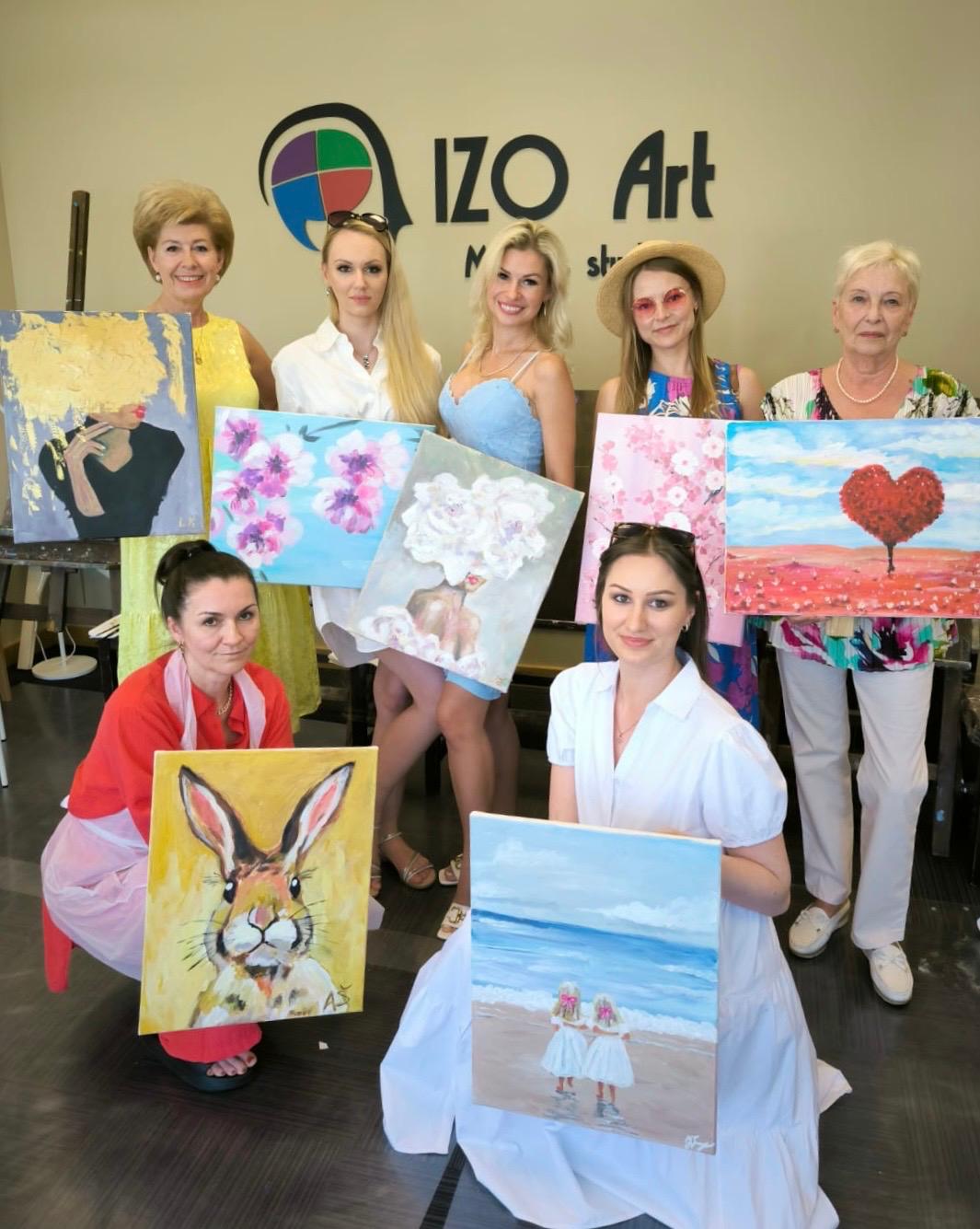 Eļļas/akrila glezniecības meistarklase. Pašu rokām radīta glezna 3 stundu laikā.