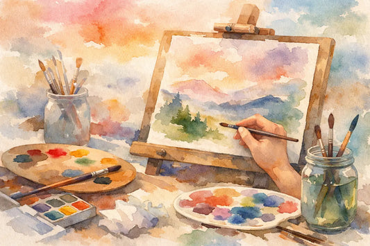 Vienreizēja gleznošanas nodarbība iesācējiem