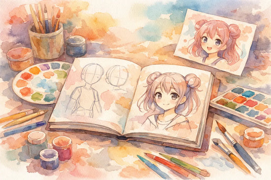 Anime zīmēšana bērniem - ar ko sākt