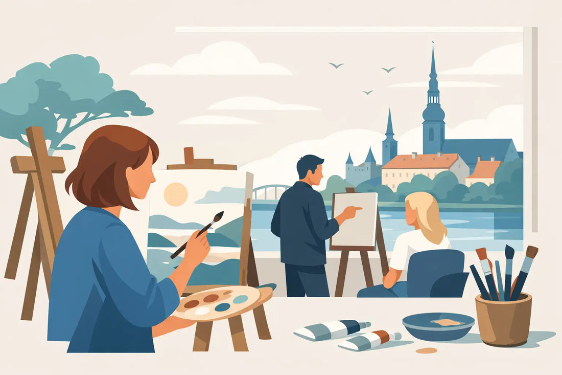 Kuri gleznošanas kursi Rīgā ir piemēroti jums?