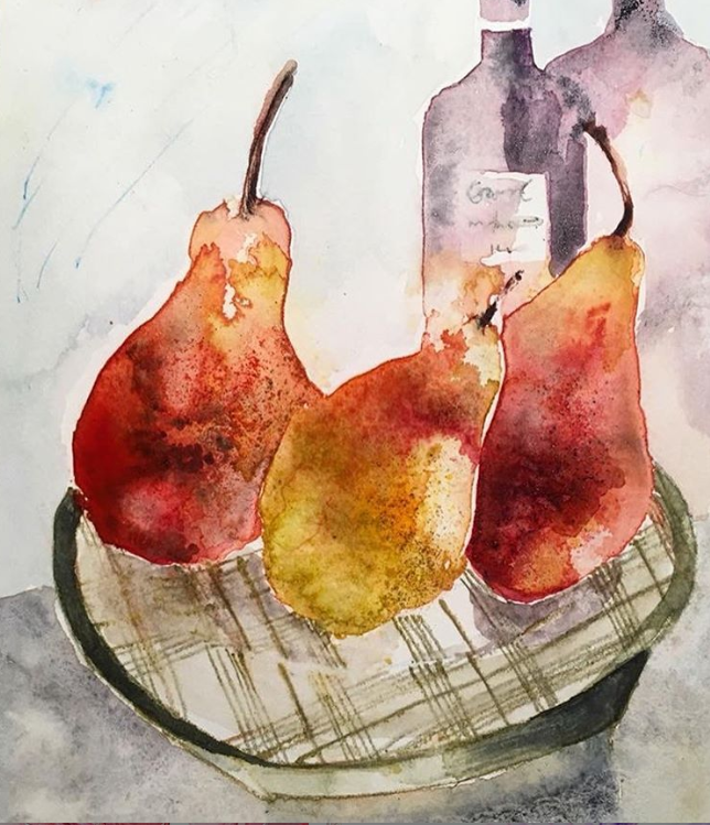 Kurss “Akvareļu pasaule”.