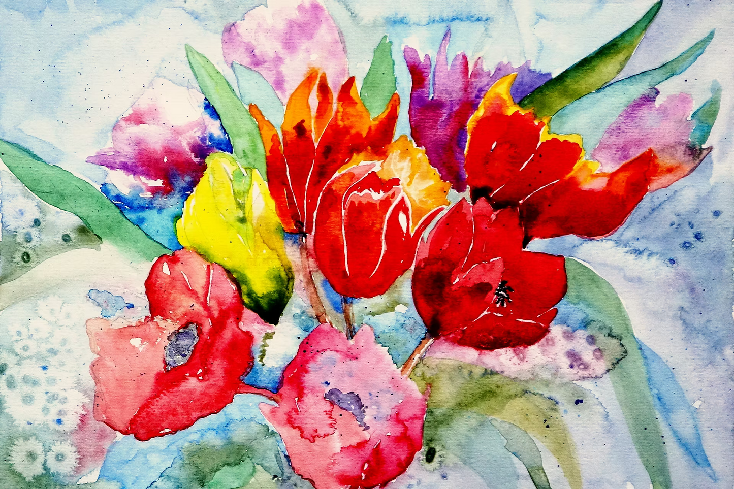 10 gadi iedvesmas! Akvareļu glezniecības kurss pieaugušajiem.