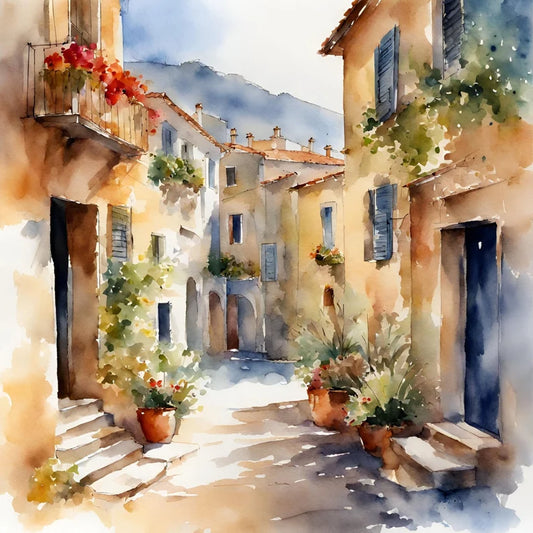 Kurss “Akvareļu pasaule”.